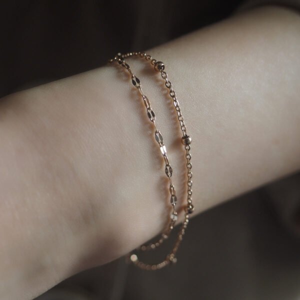 Ynez Double Chain Bracelet
