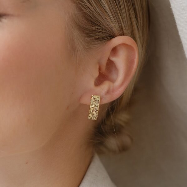 Ula Uneven Plate Earrings